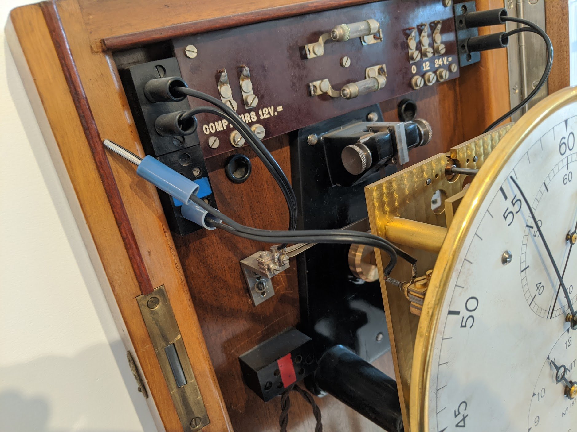 Zenith Master Clock Electrical Connections