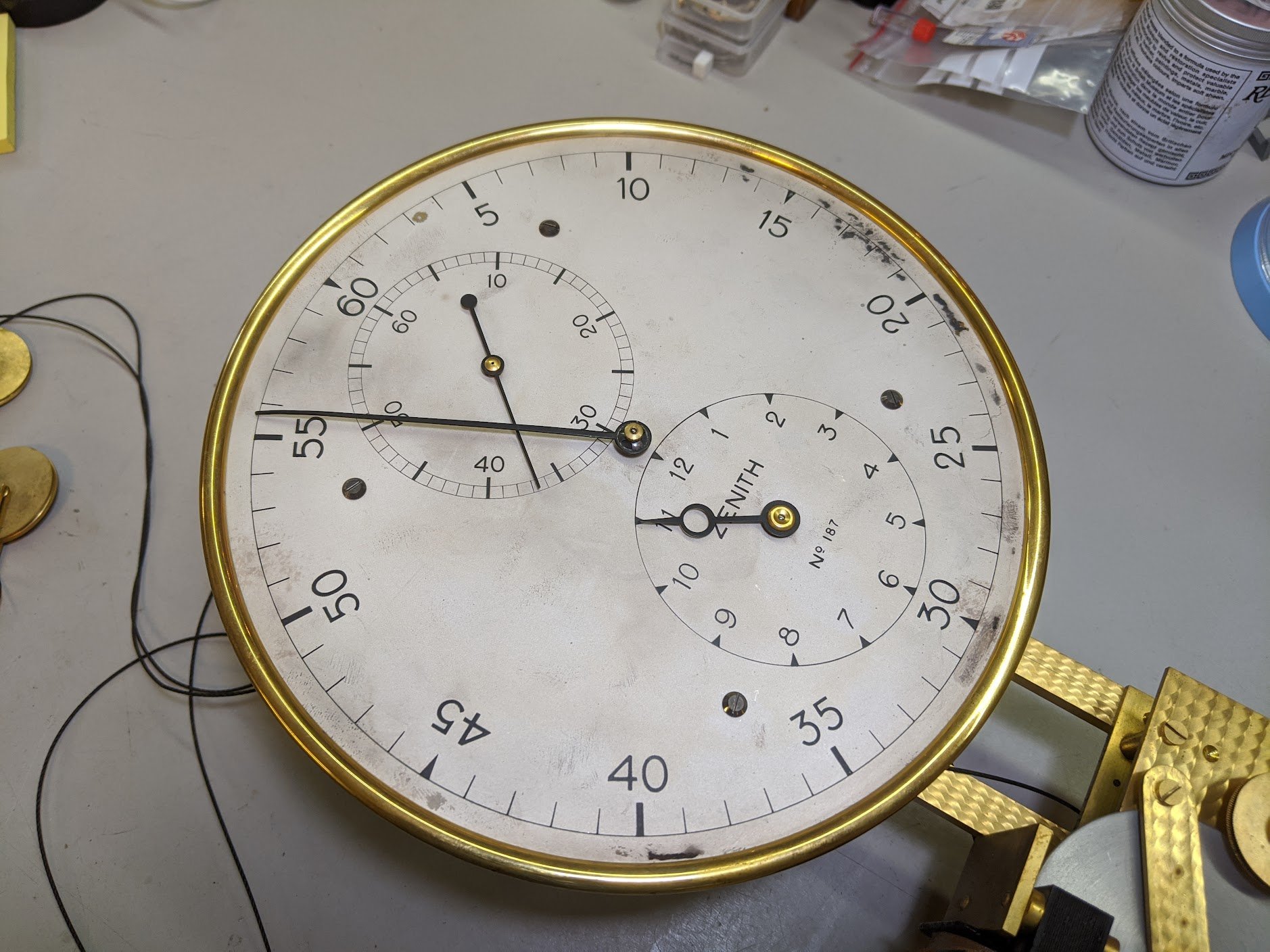 Zenith Master Clock Dial
