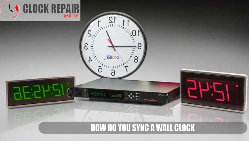 How do you sync a wall clock?