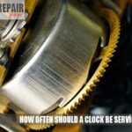 How often should a clock be serviced?