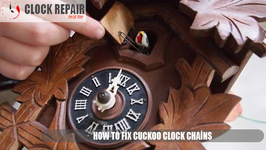 How to fix cuckoo clock chains